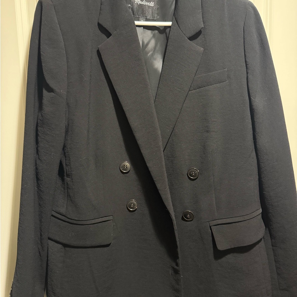 Madewell The Rosedale Blazer In Crepe